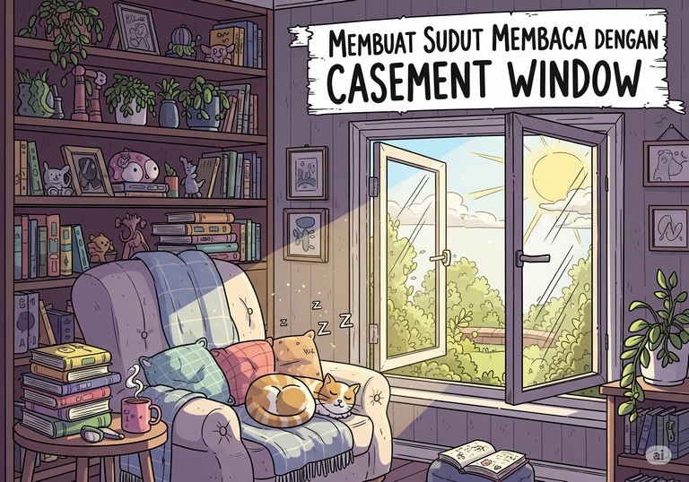 Membuat Sudut Membaca dengan Casement Window