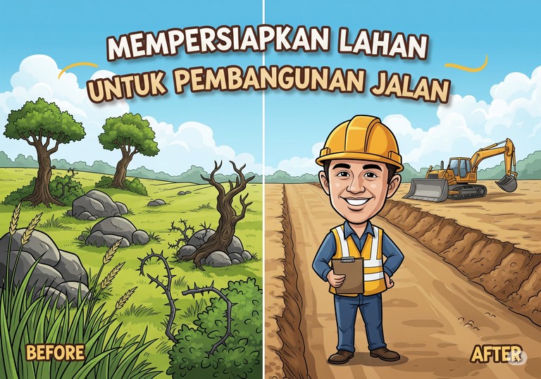 Mempersiapkan Lahan untuk Pembangunan Jalan