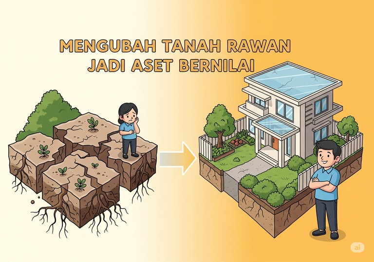 Mengubah Tanah Rawan Jadi Aset Bernilai