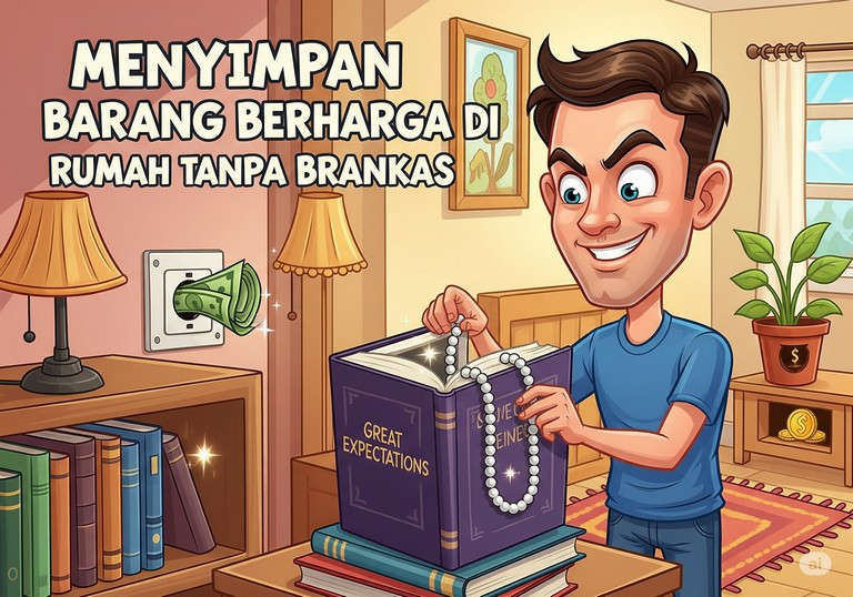Menyimpan Barang Berharga di Rumah Tanpa Brankas