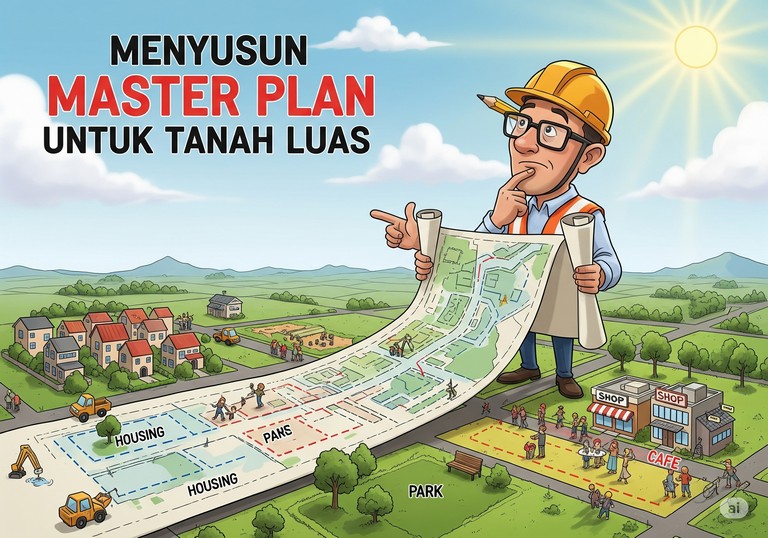 Menyusun Master Plan untuk Tanah Luas
