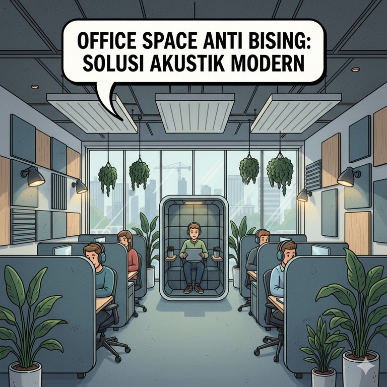 Office Space Anti Bising: Solusi Akustik Modern