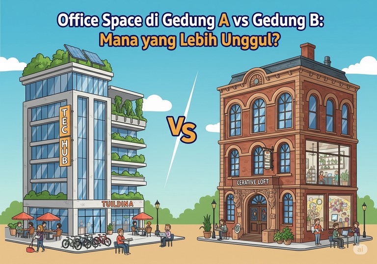 Office Space di Gedung A vs Gedung B: Mana yang Lebih Unggul?