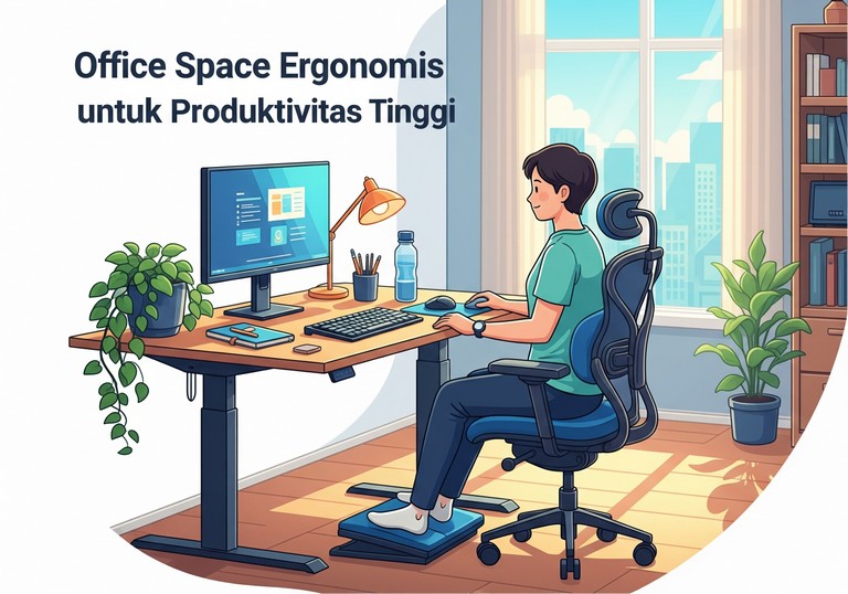 Office Space Ergonomis untuk Produktivitas Tinggi