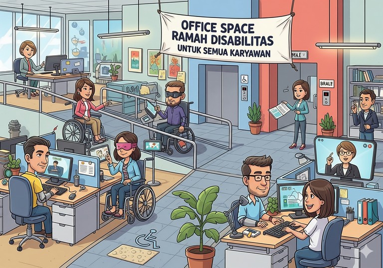Office Space Ramah Disabilitas untuk Semua Karyawan