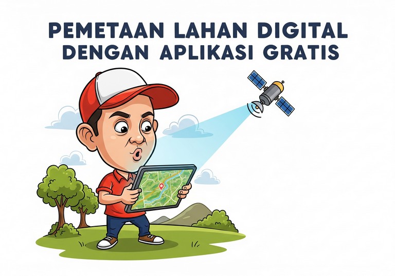 Pemetaan Lahan Digital dengan Aplikasi Gratis