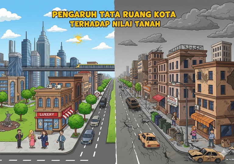 Pengaruh Tata Ruang Kota terhadap Nilai Tanah