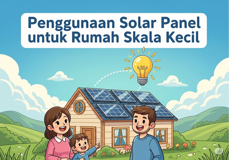 Penggunaan Solar Panel untuk Rumah Skala Kecil - Properti1