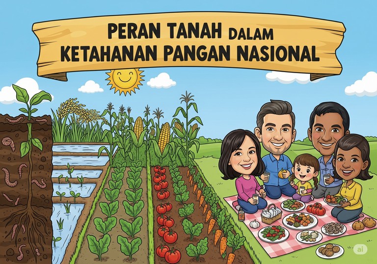 Peran Tanah dalam Ketahanan Pangan Nasional
