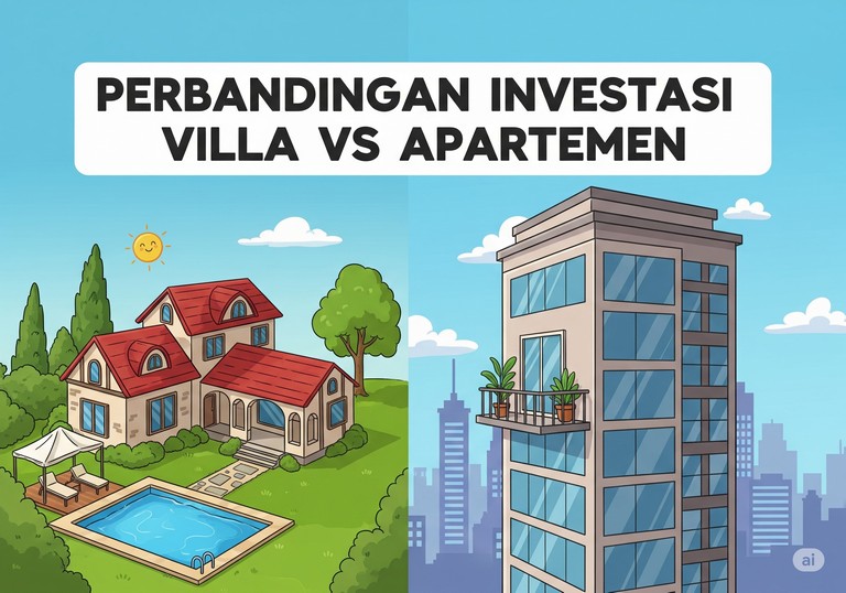 Perbandingan Investasi Villa vs Apartemen