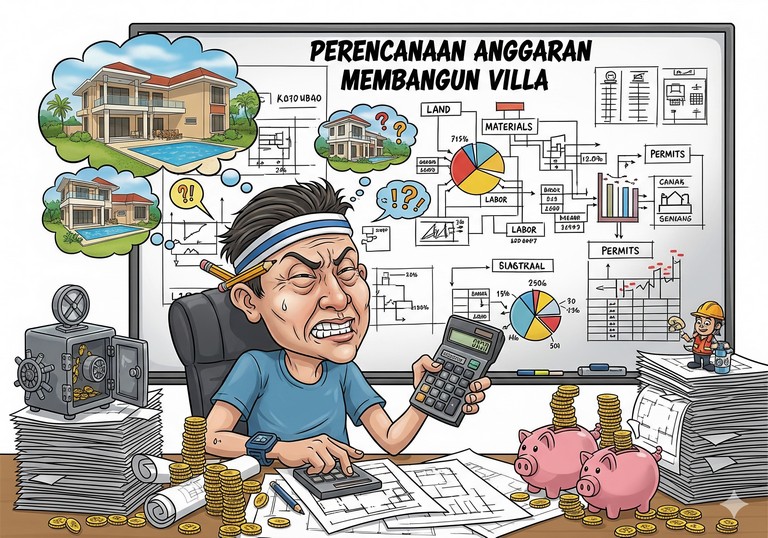 Perencanaan Anggaran Membangun Villa