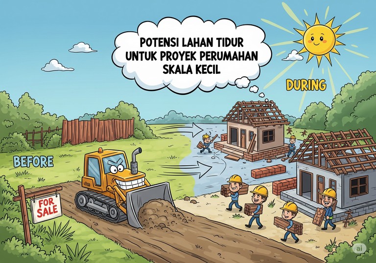 Potensi Lahan Tidur untuk Proyek Perumahan Skala Kecil