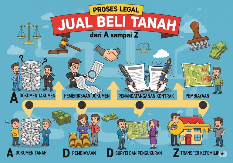 Proses Legal Jual Beli Tanah dari A sampai Z