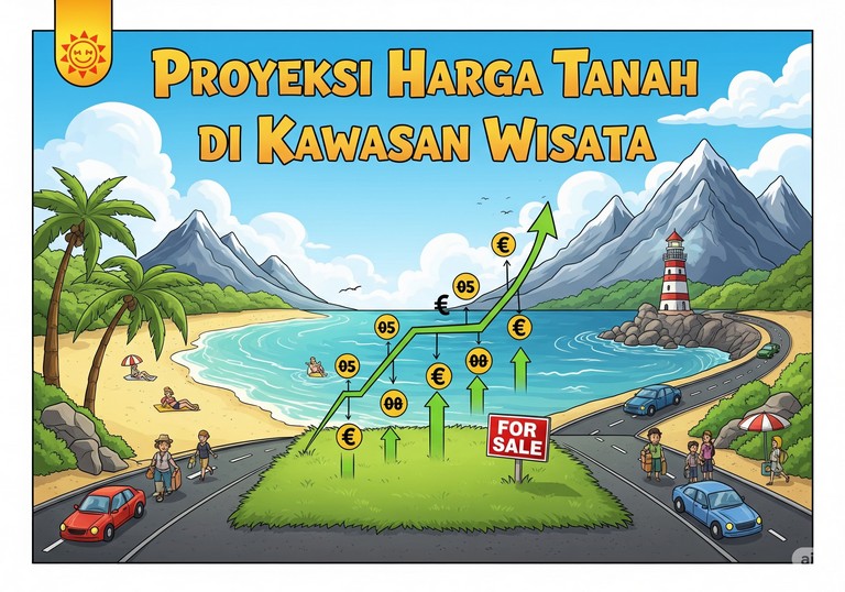 Proyeksi Harga Tanah di Kawasan Wisata