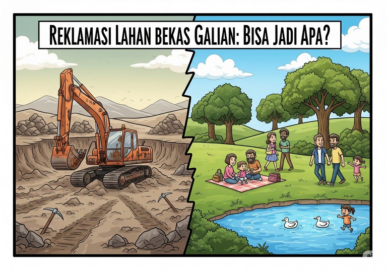 Reklamasi Lahan Bekas Galian: Bisa Jadi Apa?
