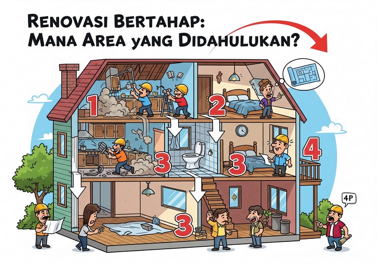 Renovasi Bertahap: Mana Area yang Didahulukan?