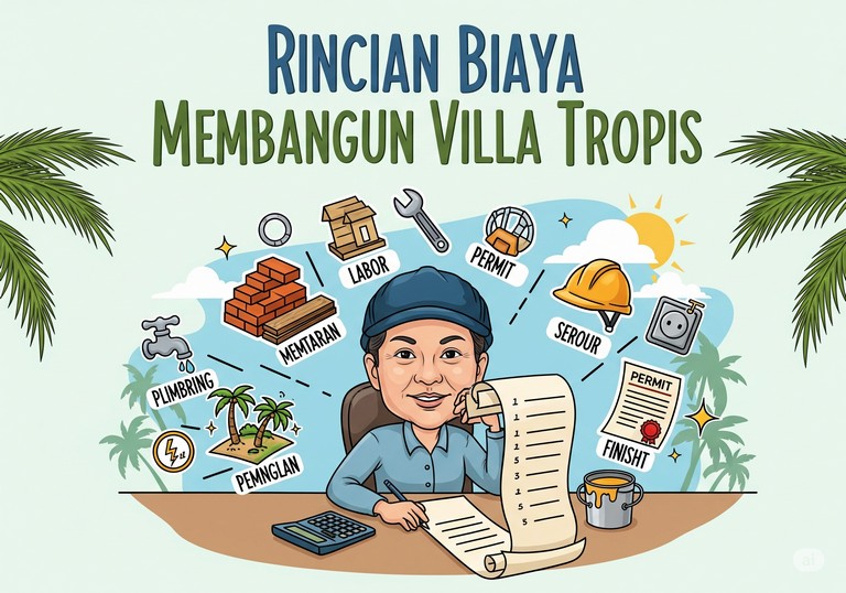 Rincian Biaya Membangun Villa Tropis