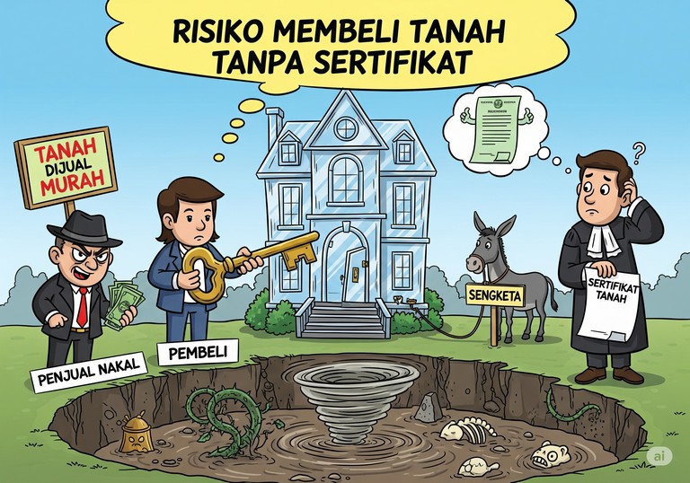 Risiko Membeli Tanah Tanpa Sertifikat