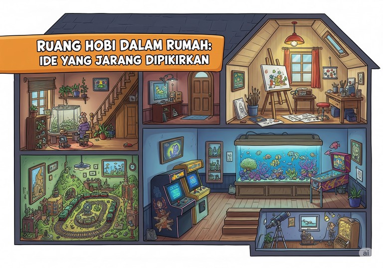 Ruang Hobi dalam Rumah: Ide yang Jarang Dipikirkan