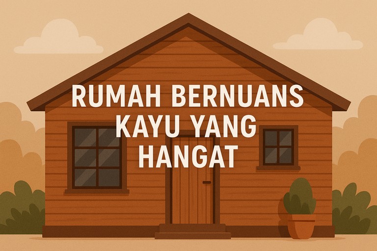 Rumah Bernuansa Kayu yang Hangat