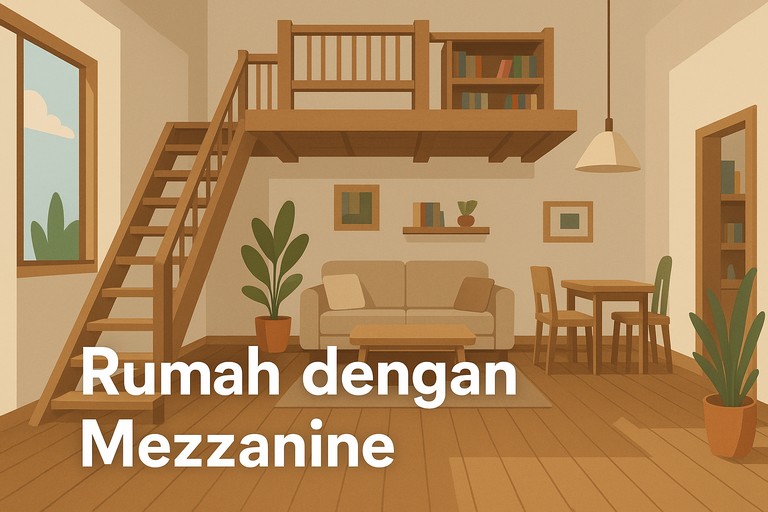 Rumah dengan Mezzanine
