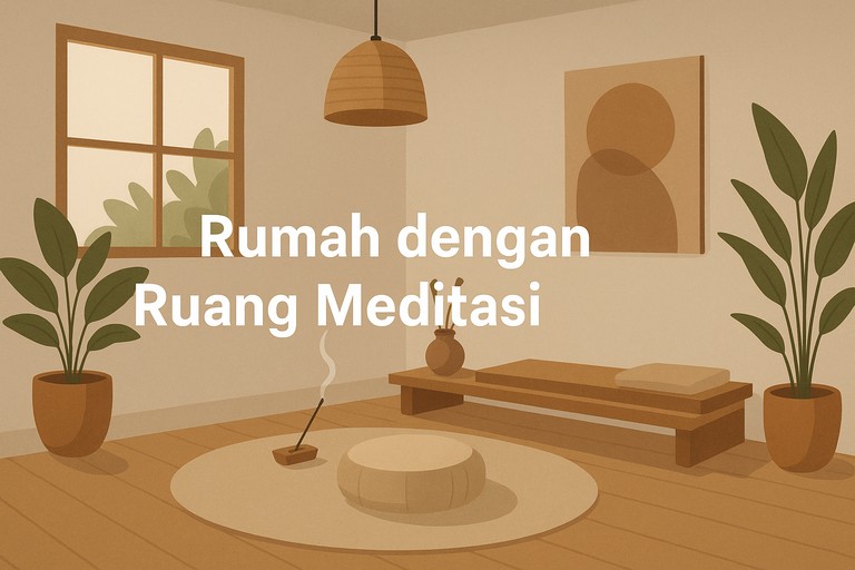Rumah dengan Ruang Meditasi