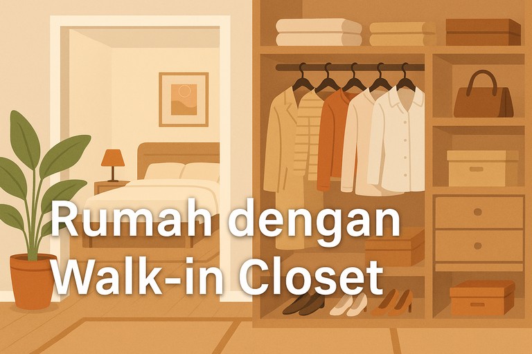 Rumah dengan Walk-in Closet