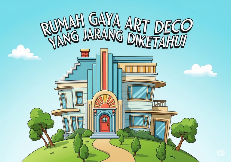 Rumah Gaya Art Deco yang Jarang Diketahui