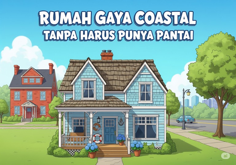 Rumah Gaya Coastal Tanpa Harus Punya Pantai