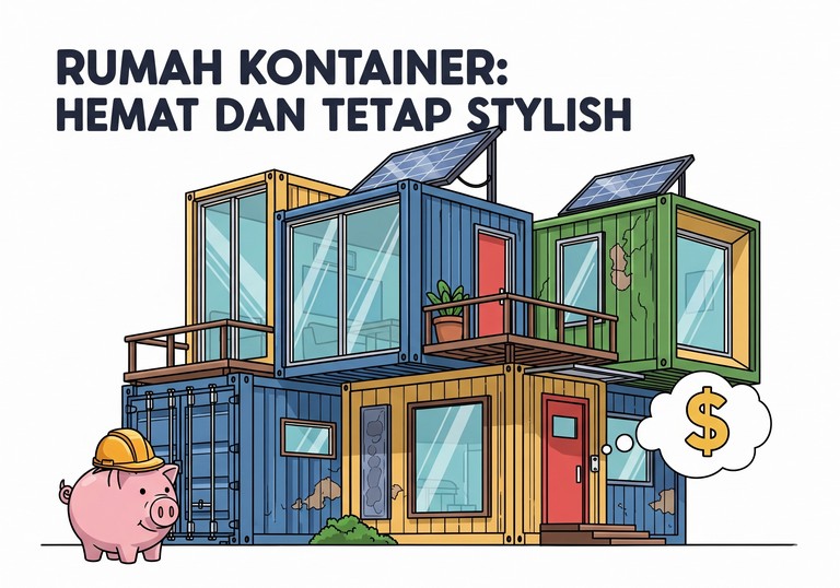 Rumah Kontainer: Hemat dan Tetap Stylish