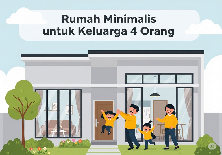 Prinsip Utama Rumah Minimalis untuk 4 Orang