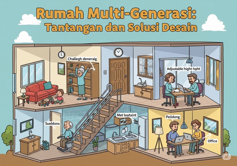 Rumah Multi-Generasi: Tantangan dan Solusi Desain
