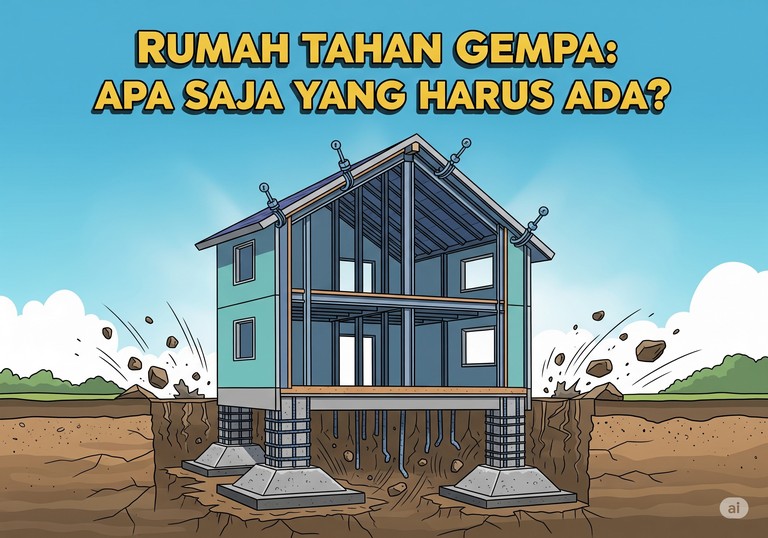 Rumah Tahan Gempa: Apa Saja yang Harus Ada?