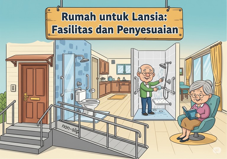 Rumah untuk Lansia: Fasilitas dan Penyesuaian