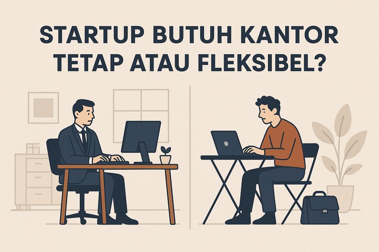 Startup Butuh Kantor Tetap atau Fleksibel?