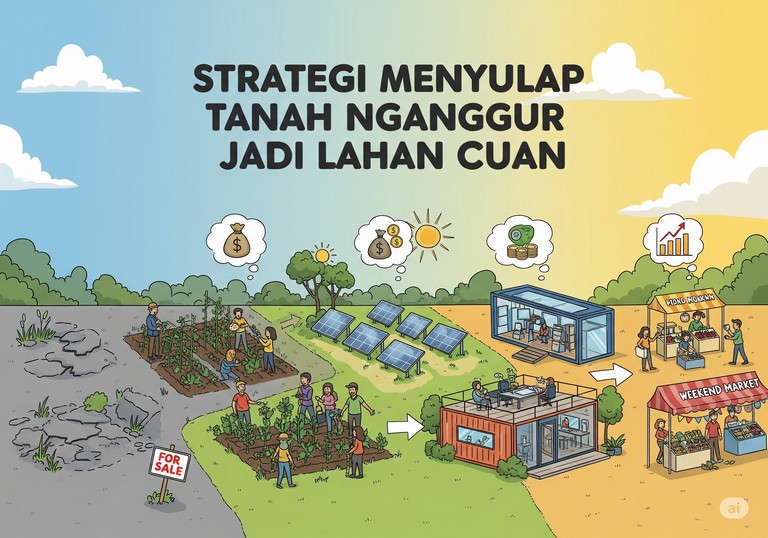 Strategi Menyulap Tanah Nganggur Jadi Lahan Cuan