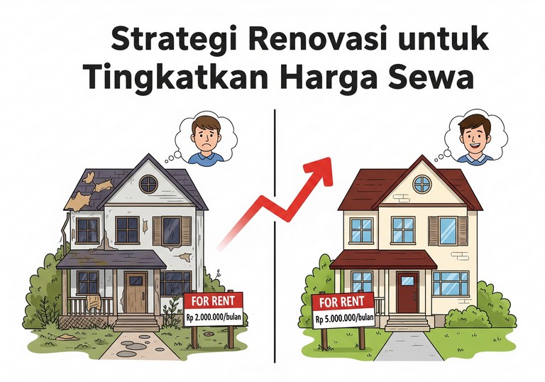 Strategi Renovasi untuk Tingkatkan Harga Sewa