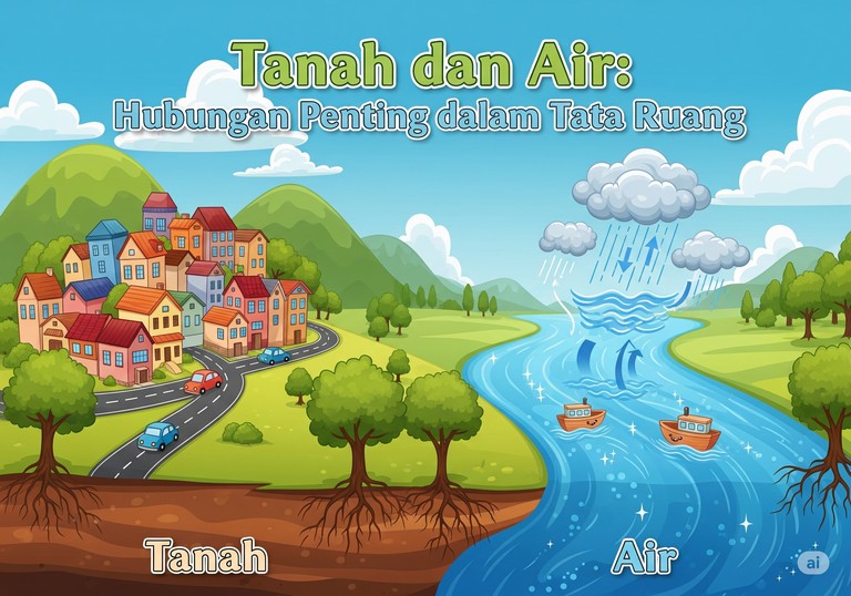 Tanah dan Air: Hubungan Penting dalam Tata Ruang