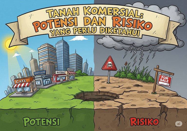Tanah Komersial: Potensi dan Risiko yang Perlu Diketahui