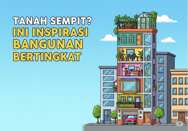 Tanah Sempit? Ini Inspirasi Bangunan Bertingkat