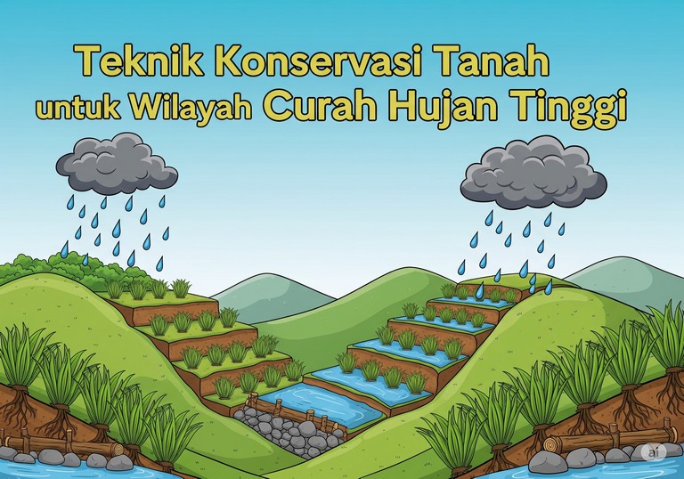 Teknik Konservasi Tanah untuk Wilayah Curah Hujan Tinggi