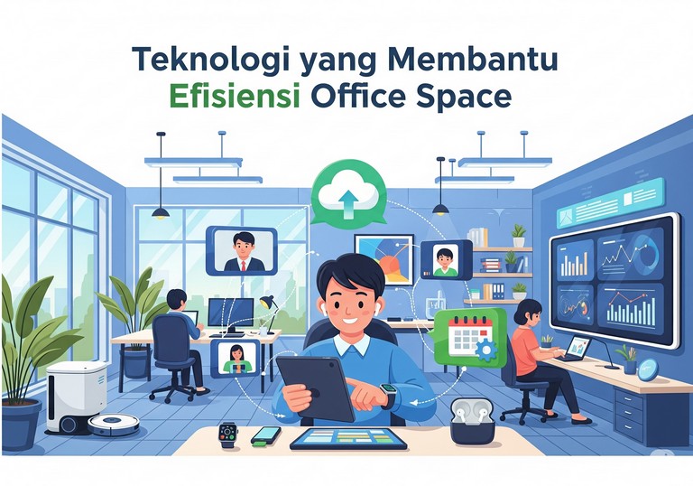 Teknologi yang Membantu Efisiensi Office Space