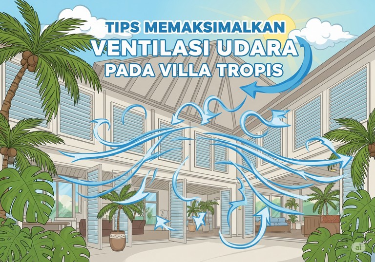 Tips Memaksimalkan Ventilasi Udara pada Villa Tropis