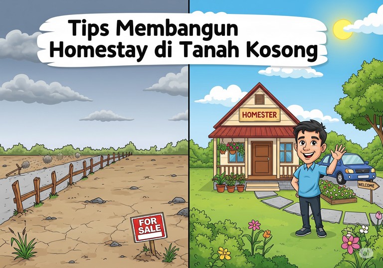 Tips Membangun Homestay di Tanah Kosong