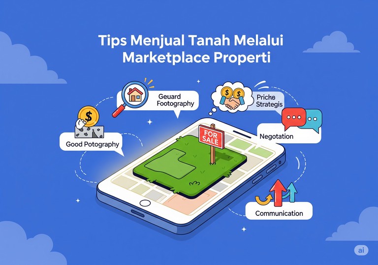 Tips Menjual Tanah Melalui Marketplace Properti