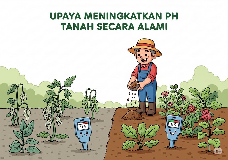 Upaya Meningkatkan pH Tanah Secara Alami