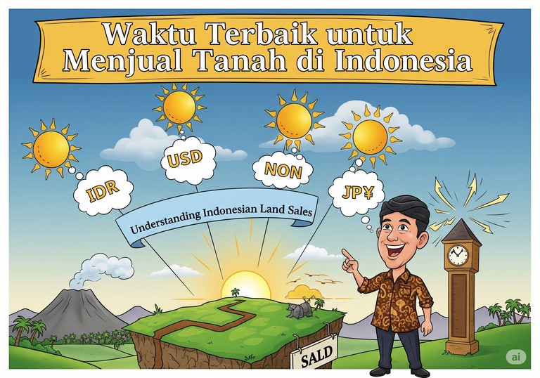 Waktu Terbaik untuk Menjual Tanah di Indonesia