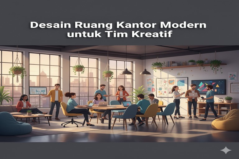 Desain Ruang Kantor Modern untuk Tim Kreatif