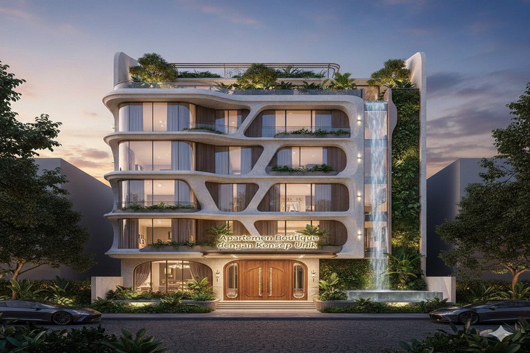 Apartemen Boutique dengan Konsep Unik