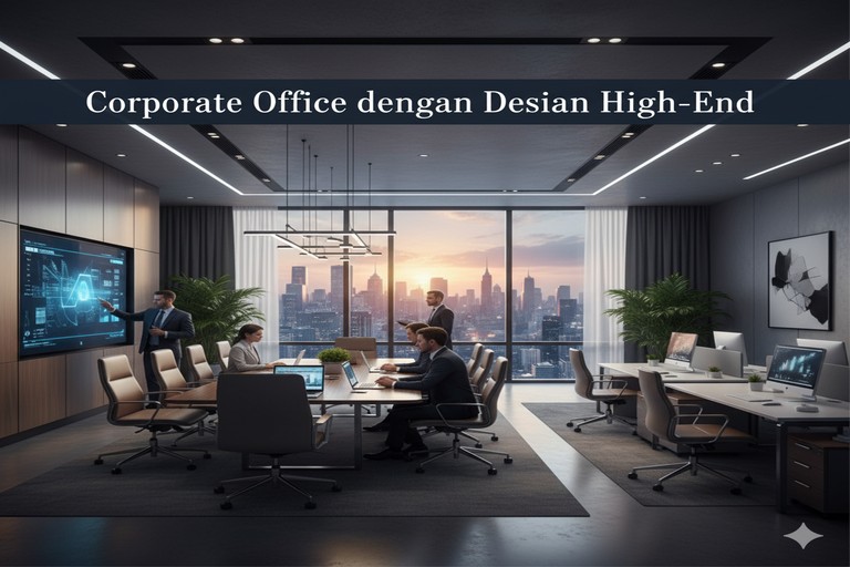 Corporate Office dengan Desain High-End